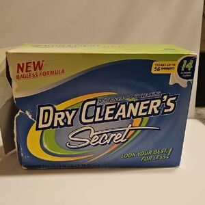 Dry Cleaner's Secret 1 Box 14 Sheets Box Is damaged